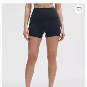 Women's Black High-Waisted Shorts